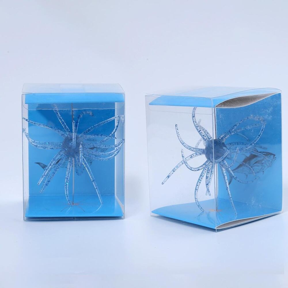 Sea Urchin Soft Silicone Fishing Lure Topwater Saltwater Freshwater Bait 2 Pack